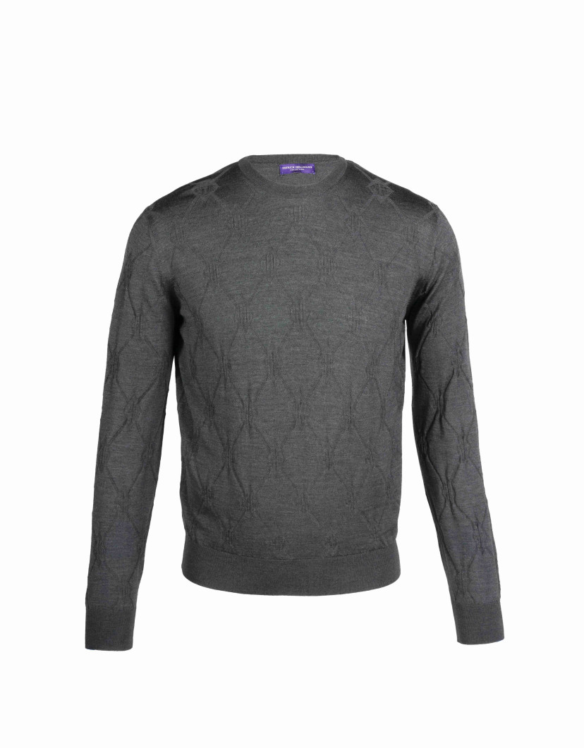 Patrick Hellmann Collection Grey Pullover Round-Neck image